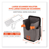ergodyne® Squids 5543 Handheld Barcode Scanner Mount Holder w/Fastener Straps, 2 Comp, 3.5 x 2.5 x 7.3, Gray,Ships in 1-3 Business Days (EGO19185) Each