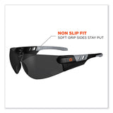 ergodyne® Skullerz Saga Frameless Safety Glasses, Matte Black Nylon Impact Frame, Smoke Polycarbonate Lens, Ships in 1-3 Business Days (EGO59130) Each