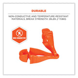 ergodyne® Squids 3400 Dual Clip Glove Clip Holder, 1 x 1 x 6.5, Acetal Copolymer, Orange, Ships in 1-3 Business Days (EGO19118) Each