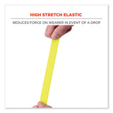 ergodyne® Squids 3150 Elastic Lanyard with Buckle, 2 lb Max Working Capacity, 18" to 48" Long, Lime, Ships in 1-3 Business Days (EGO19150) Each