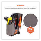 ergodyne® Squids 5540 Handheld Barcode Scanner Holster w/ Belt Loop, Small, 2.75x3.5x7.3, Polyester, Gray, Ships in 1-3 Business Days (EGO19180) Each