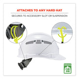 ergodyne® Squids 3158 Coiled Lanyard with Clamp, 2 lb Max Working Capacity, 12" to 48" Long, Lime, Ships in 1-3 Business Days (EGO19159) Each