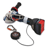 ergodyne® Squids 3011 Retractable Lanyard w/Tool+Swivel Anchor Carabiners, 8 lb Max Work Cap, 48", Black, Ships in 1-3 Business Days (EGO19311) Each