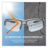 ergodyne® Skullerz Dagr Safety Glasses, Matte Gray Nylon Impact Frame, Indoor/Outdoor Polycarbonate Lens, Ships in 1-3 Business Days (EGO52180) Each