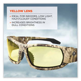 ergodyne® Skullerz Odin Safety Glasses, Kryptek Highlander Nylon Impact Frame, Yellow Polycarbonate Lens, Ships in 1-3 Business Days (EGO50350) Each