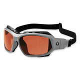 ergodyne® Skullerz Loki Safety Glasses/Goggles, Gray Nylon Impact Frame, Polarized Copper Polycarb Lens, Ships in 1-3 Business Days (EGO56121) Each