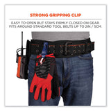 ergodyne® Squids 3405MD Metal Detectable Belt Clip Glove Clip Holder, 1x1x6, Acetal Copolymer, Deep Blue, Ships in 1-3 Business Days (EGO19142) Each