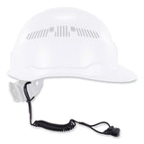 ergodyne® Squids 3158 Coiled Lanyard with Clamp, 2 lb Max Working Capacity, 12" to 48" Long, Black, Ships in 1-3 Business Days (EGO19158) Each