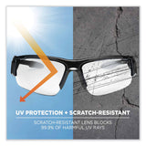 ergodyne® Skullerz Dagr Safety Glasses, Black Nylon Impact Frame, Anti-Fog Clear Polycarbonate Lens, Ships in 1-3 Business Days (EGO52003) Each