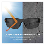 ergodyne® Skullerz Vali Frameless Safety Glasses, Matte Black Nylon Impact Frame, Smoke Polycarbonate Lens, Ships in 1-3 Business Days (EGO59230) Each