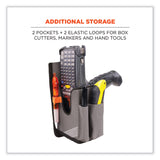 ergodyne® Squids 5540 Handheld Barcode Scanner Holster with Belt Loop, Large, 2.75x3.5x8, Polyester, Gray, Ships in 1-3 Business Days (EGO19181) Each