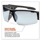 ergodyne® Skullerz Dagr Safety Glasses, Black Nylon Impact Frame, AntiFog Indoor/Outdoor Polycarbonate Lens, Ships in 1-3 Business Days (EGO52083) Each