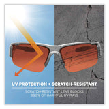 ergodyne® Skullerz Dagr Safety Glasses, Matte Gray Nylon Impact Frame, Polarized Copper Polycarbonate Lens, Ships in 1-3 Business Days (EGO52121) Each