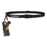 ergodyne® Squids 3135 Barcode Scanner Belt with Hook + Adaptor Strap, Small: 29" to 53" Long, Black, Ships in 1-3 Business Days (EGO19167) Each