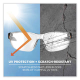 ergodyne® Skullerz Vali Frameless Safety Glasses, Black Nylon Impact Frame, Anti-Fog Clear Polycarb Lens, Ships in 1-3 Business Days (EGO59203) Each