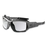ergodyne® Skullerz Loki Safety Glasses/Goggles, Matte Gray Nylon Impact Frame, Clear Polycarbonate Lens, Ships in 1-3 Business Days (EGO56100) Each