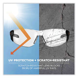 ergodyne® Skullerz Saga Frameless Safety Glasses, Black Nylon Impact Frame, Anti-Fog Clear Polycarb Lens, Ships in 1-3 Business Days (EGO59103) Each