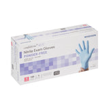 McKesson Confiderm® 4.5C Exam Glove Small NonSterile Nitrile Standard Cuff Length Textured Fingertips Blue Chemo Tested (921602_BX) 100/BX