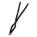 ergodyne® Skullerz 3200 Cotton Eyewear Lanyard, 14" Long, Black, Ships in 1-3 Business Days (EGO19152) Each