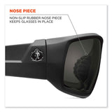 ergodyne® Skullerz Odin Safety Glasses, Matte Black Nylon Impact Frame, Polarized Smoke Polycarbonate Lens, Ships in 1-3 Business Days (EGO50431) Each