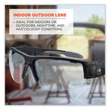 ergodyne® Skullerz Dagr Safety Glasses, Matte Black Nylon Impact Frame, Indoor/Outdoor Polycarbonate Lens, Ships in 1-3 Business Days (EGO52480) Each