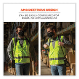 ergodyne® Squids 3132 Barcode Scanner Lanyard Harness, X-Large: 23" Arm Strap, 46" Lanyard Strap, Black, Ships in 1-3 Business Days (EGO19170) Each