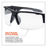 ergodyne® Skullerz Dagr Safety Glasses, Matte Black Nylon Impact Frame, Anti-Fog Clear Polycarbonate Lens, Ships in 1-3 Business Days (EGO52403) Each