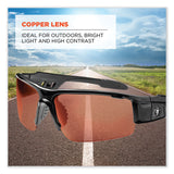 ergodyne® Skullerz Dagr Safety Glasses, Black Nylon Impact Frame, Copper Polycarbonate Lens, Ships in 1-3 Business Days (EGO52020) Each