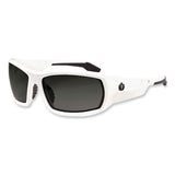 ergodyne® Skullerz Odin Safety Glasses, White Nylon Impact Frame, Polarized Smoke Polycarbonate Lens, Ships in 1-3 Business Days (EGO50231) Each