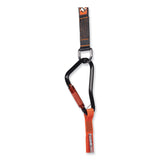 ergodyne® Squids 3148 Tool Lanyard w/XL Carabiner+Threaded Loop, 80 lb Max Work Capacity, 76", Orange/Black, Ships in 1-3 Business Days (EGO19148) Each