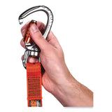 ergodyne® Squids 3149 Tool Lanyard with XL + Swivel Carabiners, 80 lb Max Work Capacity, 76", Orange/Black, Ships in 1-3 Business Days (EGO19149) Each