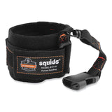 ergodyne® Squids 3116 Pull-On Wrist Lanyard with Buckle, 3 lb Max Working Capacity, 7.5" Long, Black, Ships in 1-3 Business Days (EGO19057) Each