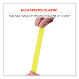 ergodyne® Squids 3155 Elastic Lanyard with Clamp, 2 lb Max Working Capacity, 18" to 48" Long, Lime, Ships in 1-3 Business Days (EGO19155) Each