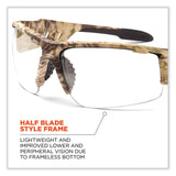 ergodyne® Skullerz Dagr Safety Glasses, Kryptek Highlander Nylon Impact Frame, Anti-Fog Clear, Ships in 1-3 Business Days (EGO52303) Each