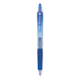 Pilot® Precise Gel BeGreen Gel Pen, Retractable, Fine 0.7 mm, Blue Ink, Translucent Blue Barrel, Dozen (PIL15002) 1 Dozen