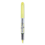 Pilot® Spotliter Supreme Highlighter, Fluorescent Yellow Ink, Chisel Tip, Yellow/White Barrel, Dozen (PIL16008) 1 Dozen
