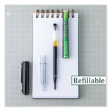 Pilot® Precise V5 BeGreen Roller Ball Pen, Stick, Extra-Fine 0.5 mm, Black Ink, Black Barrel, Dozen (PIL26300) 1 Dozen