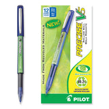 Pilot® Precise V5 BeGreen Roller Ball Pen, Stick, Extra-Fine 0.5 mm, Blue Ink, Blue Barrel, Dozen (PIL26301) 1 Dozen