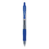 Pilot® G2 Premium Gel Pen, Retractable, Fine 0.7 mm, Blue Ink, Smoke/Blue Barrel, 2/Pack (PIL31032) Pack of 2