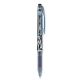 Pilot® FriXion Point Erasable Gel Pen, Stick, Extra-Fine 0.5 mm, Black Ink, Black/Silver/Smoke Barrel, Dozen (PIL31573) 1 Dozen