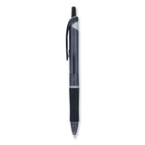 Pilot® Acroball Colors Advanced Ink Hybrid Gel Pen, Retractable, Medium 1 mm, Black Ink, Smoke/Black Barrel (PIL31821) 1 Dozen