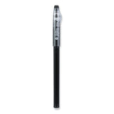 Pilot® FriXion ColorSticks Erasable Gel Pen, Clipless Stick, Fine 0.7 mm, Black Ink, Black Barrel, Dozen (PIL32465) 1 Dozen