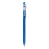 Pilot® FriXion ColorSticks Erasable Gel Pen, Clipless Stick, Fine 0.7 mm, Blue Ink, Blue Barrel, Dozen (PIL32466) 1 Dozen