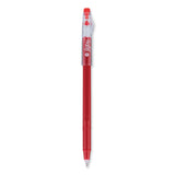 Pilot® FriXion ColorSticks Erasable Gel Pen, Clipless Stick, Fine 0.7 mm, Red Ink, Red Barrel, Dozen (PIL32467) 1 Dozen