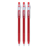 Pilot® FriXion ColorSticks Erasable Gel Pen, Clipless Stick, Fine 0.7 mm, Red Ink, Red Barrel, Dozen (PIL32467) 1 Dozen
