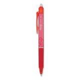 Pilot® FriXion Clicker Erasable Gel Pen, Retractable, Extra-Fine 0.5 mm, Red Ink, Red Barrel, Dozen (PIL32522) 1 Dozen