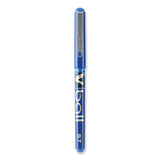 Pilot® VBall Liquid Ink Roller Ball Pen, Stick, Fine 0.7 mm, Blue Ink, Blue/Clear Barrel, Dozen (PIL35113) 1 Dozen