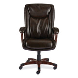 Alera® Alera Darnick Series Manager Chair, Supports Up to 275 lbs, 17.13" to 20.12" Seat Height, Brown Seat/Back, Brown Base (ALEDN42B19) Each