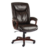 Alera® Alera Darnick Series Manager Chair, Supports Up to 275 lbs, 17.13" to 20.12" Seat Height, Brown Seat/Back, Brown Base (ALEDN42B19) Each