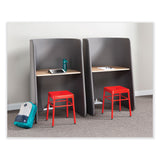 Safco® Steel GuestBistro Stool, Backless, Supports Up to 250 lb, 18" Seat Height, Red Seat, Red Base, Ships in 1-3 Business Days (SAF6604RD) Each